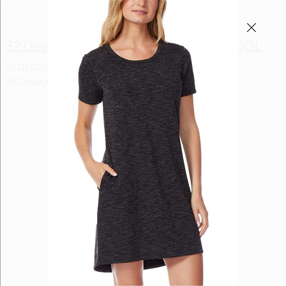 32 DEGREES COOL WOMENS SHORT SLEEVE DRESS
